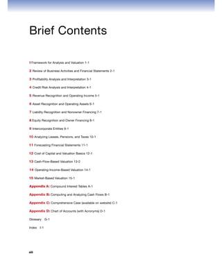 (eBook PDF) Financial Statement Analysis & Valuation, 5e | PDF