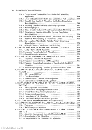 Active Control of Noise and Vibration Second Edition Colin Hansen | PDF