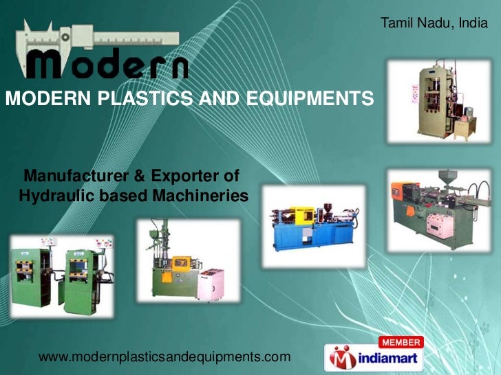 Modern Plastics & Equipments Tamil Nadu India