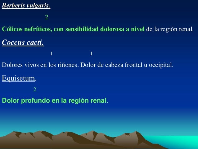 El dolor en los riñones con los cambios del tiempo