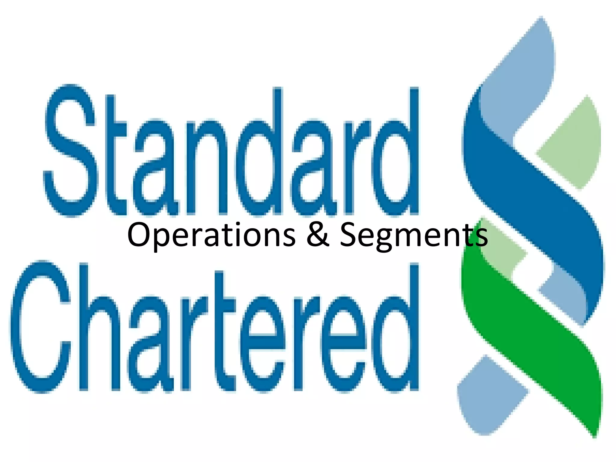 Operations & Segments
 