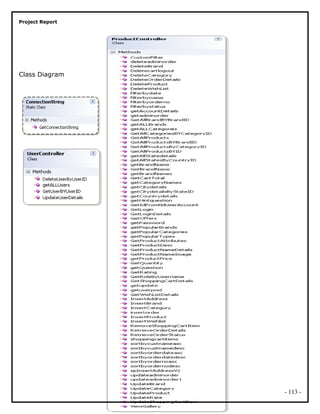 Project Report
Class Diagram
- 113 -
 