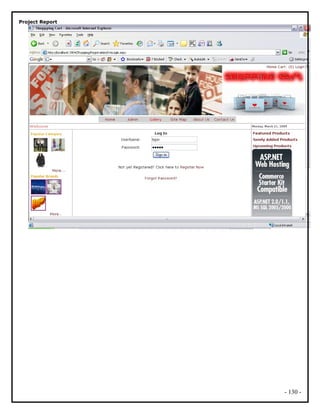 Project Report
- 130 -
 