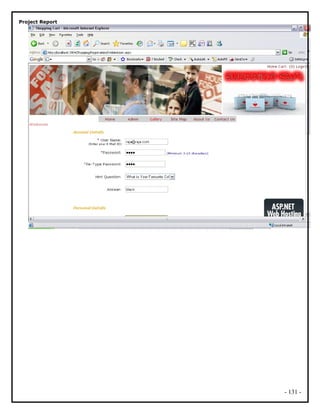 Project Report
- 131 -
 