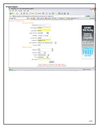 Project Report
- 135 -
 