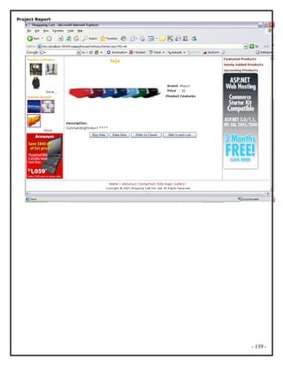 Project Report
- 139 -
 