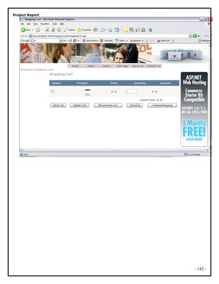 Project Report
- 142 -
 