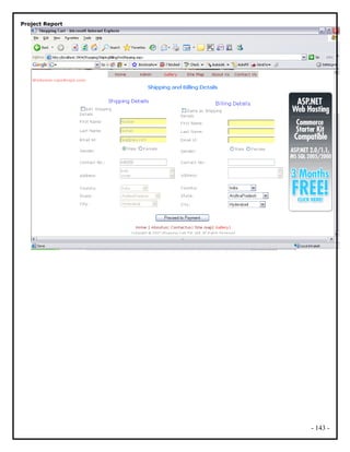 Project Report
- 143 -
 