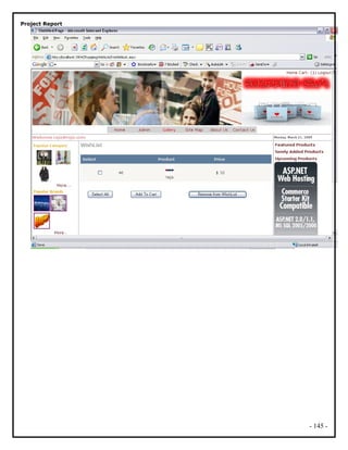 Project Report
- 145 -
 