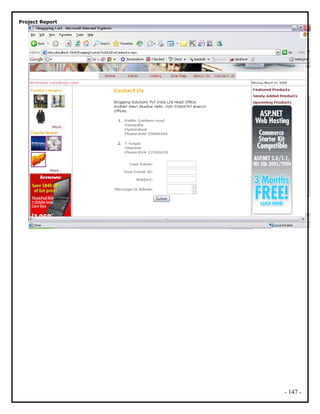 Project Report
- 147 -
 