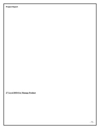 Project Report
2nd
Level DFD For Manage Product
- 73 -
 
