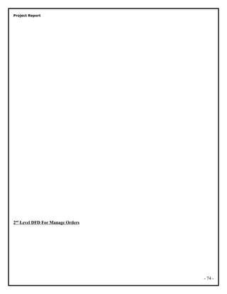 Project Report
2nd
Level DFD For Manage Orders
- 74 -
 