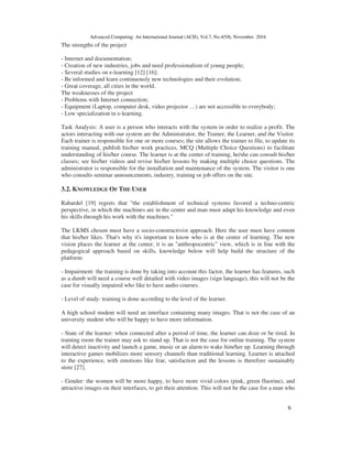 E-LEARNING FOR ALL WITH INTERFACE INCORPORATING KNOWLEDGE ABOUT USER | PDF