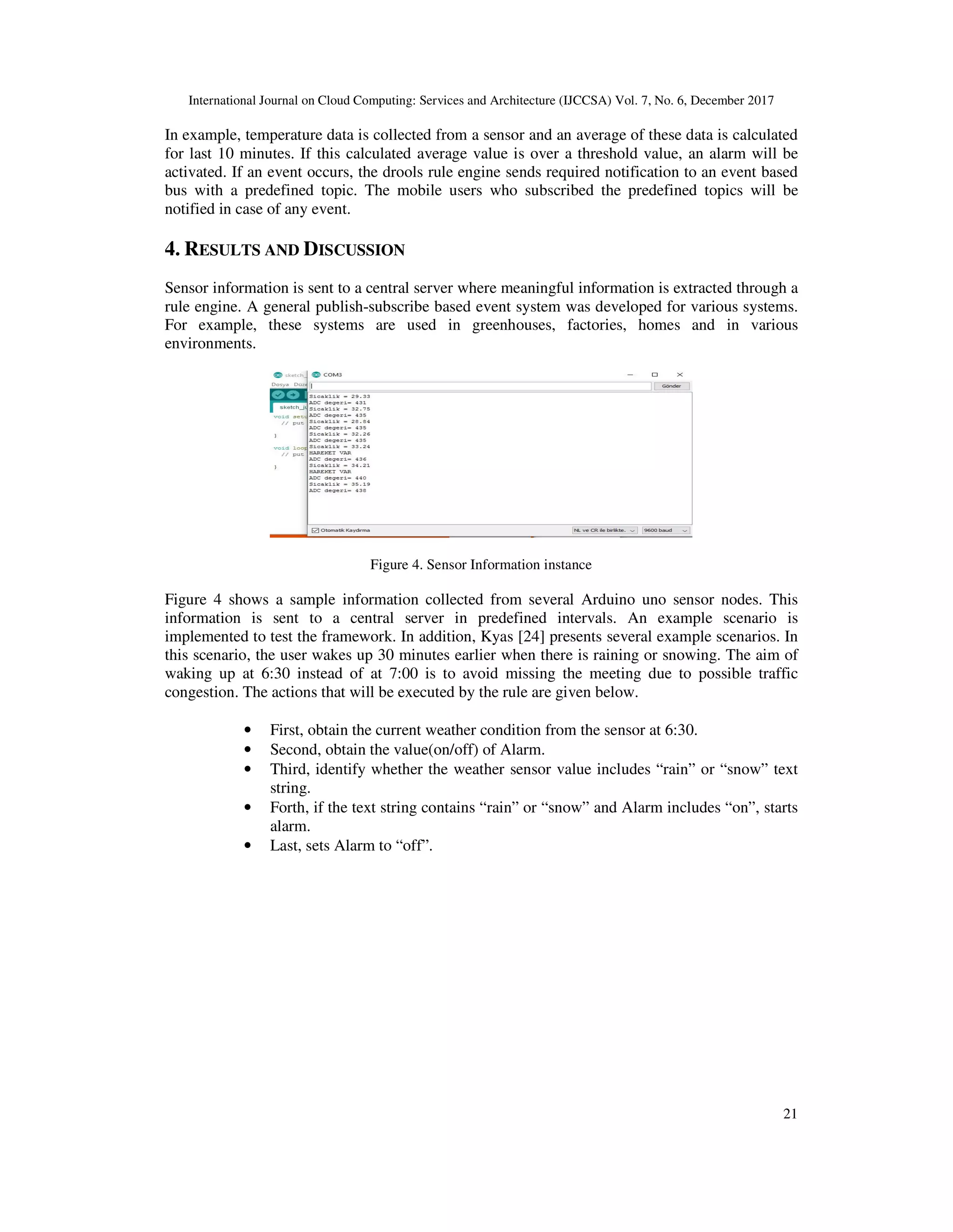 Complex Event Processing Using IOT Devices Based on Arduino | PDF