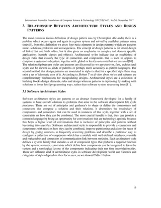 A COMPARATIVE ANALYSIS ON SOFTWARE ARCHITECTURE STYLES | PDF