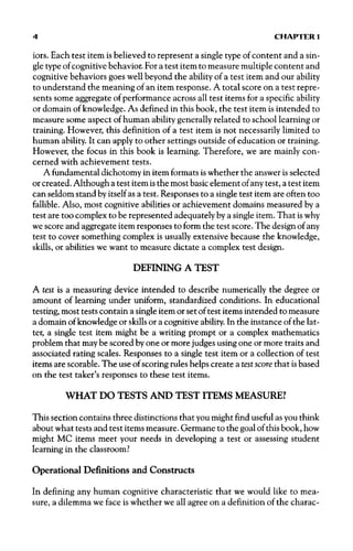 Developing and Validating Multiple choice Test Items 3rd Edition Thomas ...