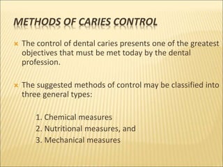 Method Control Caries 76232383-Dental-Caries-Seminar.ppt