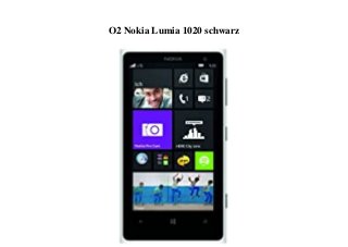 O2 Nokia Lumia 1020 schwarz
 
