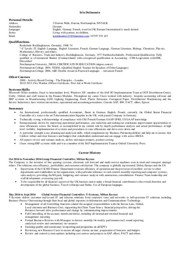 Id Cv S Nov 2016