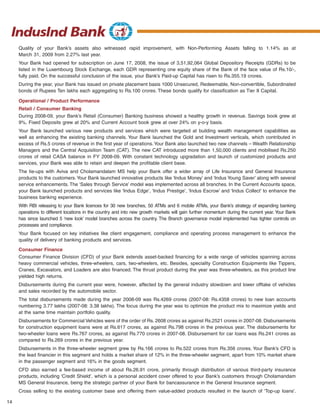 research report on indusind bank