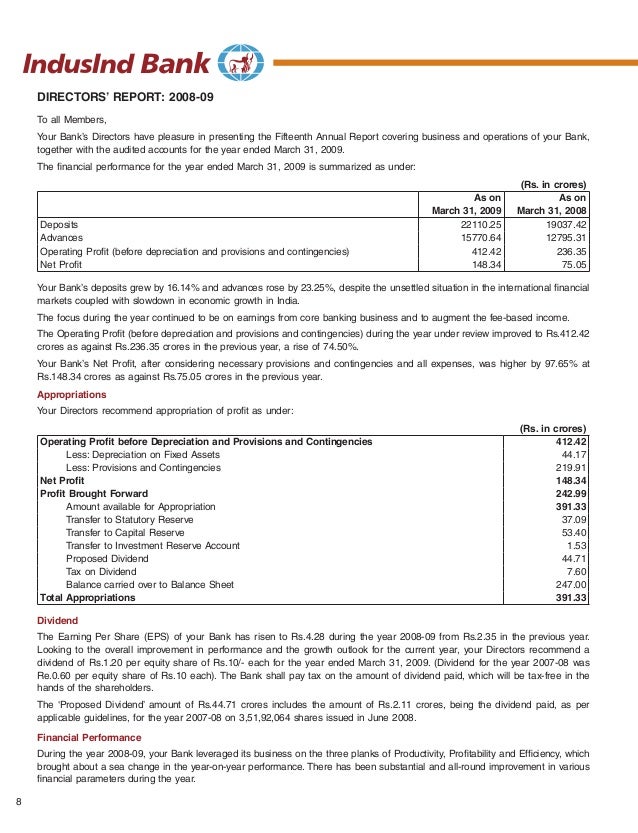 76373332 indusind bank annual report 2008 2009 76373332 indusind bank annual report 2008 2009
