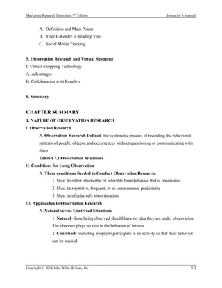 Marketing Research Essentials 9th Edition McDaniel Solutions Manual | PDF
