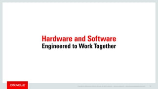 Copyright © 2014 Oracle and/or its affiliates. All rights reserved. | Oracle Confidential – Internal/Restricted/Highly Restricted 20
 