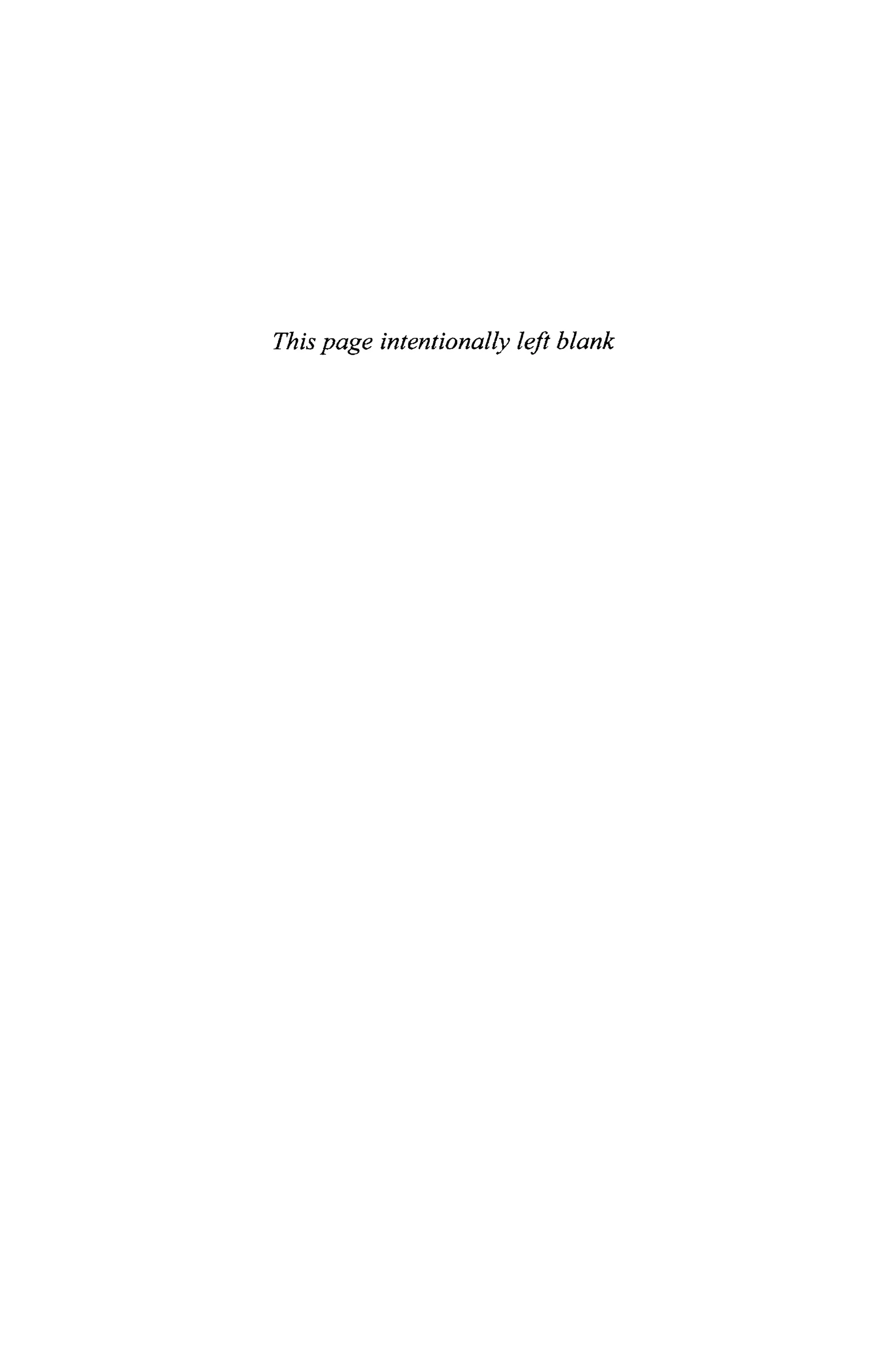This page intentionally left blank
 