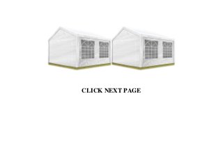 Top Market Toolport Partyzelt Pavillon 3x4 M In WeiaÃ¿ 180 Gma Pe Pla