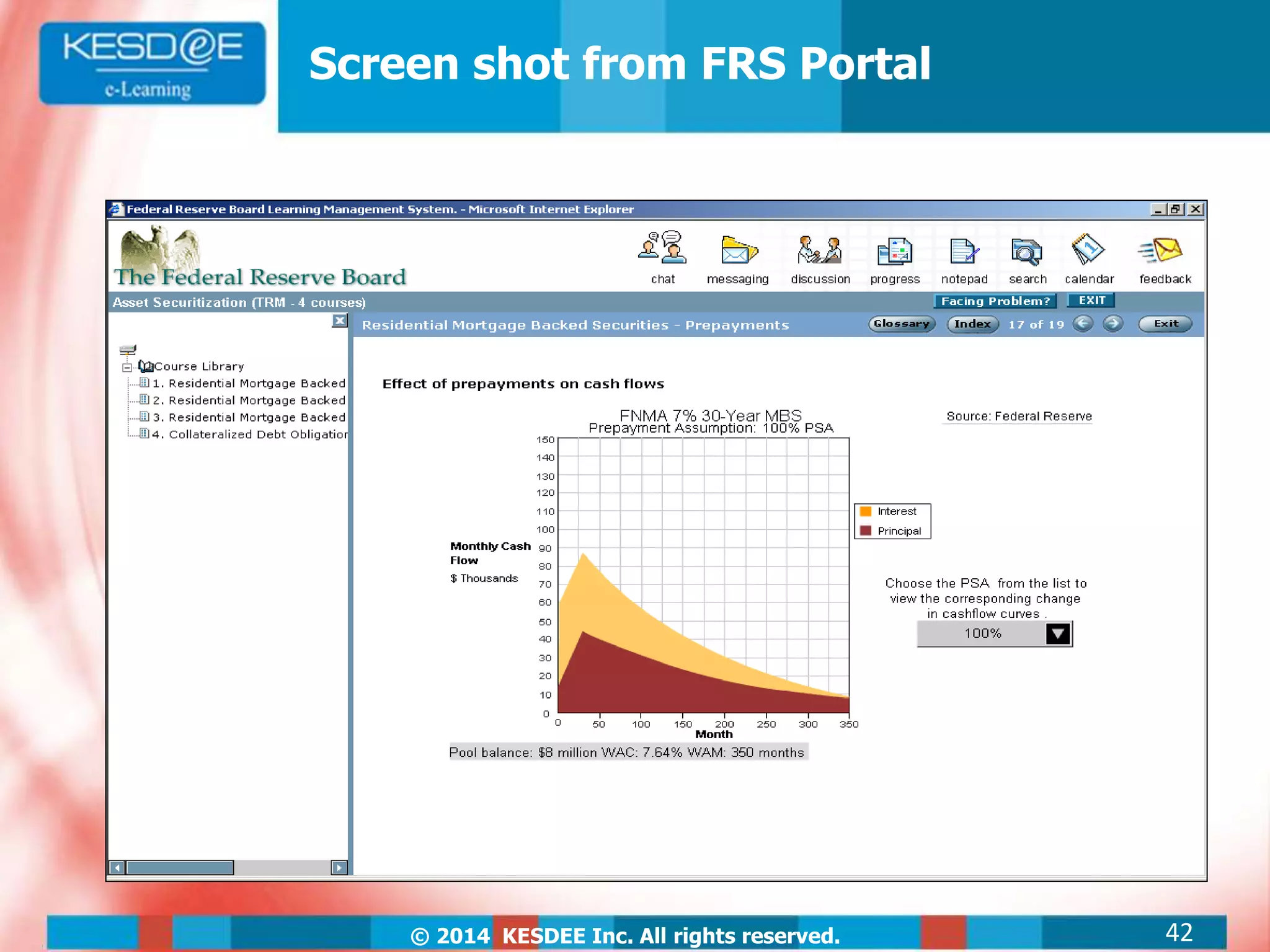 © 2014 KESDEE Inc. All rights reserved.
Screen shot from FRS Portal
42
 