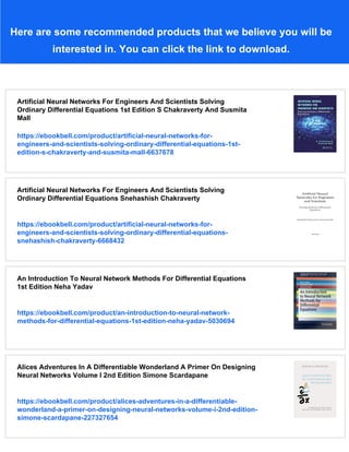 Differential Neural Networks For Robust Nonlinear Control ...