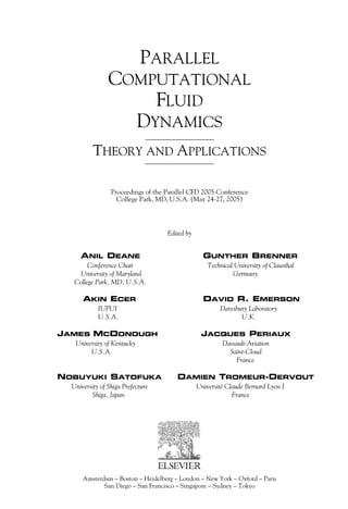 Parallel Computational Fluid Dynamics 2005 Theory And Applications A ...