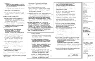 BUILDING OWNER APPROVAL MUST BE OBTAINED PRIOR
TO ANY UTILITY SHUTDOWN, WORK TO EXISTING
BUILDING SYSTEMS AND/OR WORK TO BE PERFORMED
OUTSIDE OF TENANT SPACE.
DEPARTMENT OF BUILDINGS APPROVAL SHALL BE
OBTAINED AND PERMITS ISSUED PRIOR TO THE
COMMENCEMENT OF ANY WORK.
ALL WORK MUST BE PERFORMED DURING THE HOURS
DESIGNATED BY BUILDING MANAGEMENT.
6.
7.
8.
ALL TENANTS WILL BE REQUIRED TO EXTEND THE WTC
SITE-WIDE FIRST RESPONDER RADIO COMMUNICATIONS
SYSTEM INTO THEIR INDIVIDUAL SPACES AND INTEGRATE
THE DISTRIBUTED ANTENNAS INTO THEIR CEILING DESIGN.
CURRENT SCOPE IS FOR THE RETAIL TENANT TO CONNECT
TO AN EXISTING ANTENNA TAP PROVIDED WITHIN THE
DEMISED SPACE FROM THE MAIN RADIO SYSTEM AND
INSTALL THE REQUIRED DISTRIBUTED ANTENNAS FOR THE
SPACE.
REFER TO RETAIL TENANT TECHNICAL CRITERIA MANUAL
SECTION ENTITLED “RETAIL SPACE ANTENNA GUIDELINES
PSLS RADIO SYSTEM COVERAGE” FOR INFORMATION
REGARDING ANTENNA REQUIREMENTS.
THE FOLLOWING RETAIL TENANT SYSTEM LOADS SHALL BE
SERVED BY THE EMERGENCY POWER SYSTEM:
A. FIRE ALARM SYSTEMS.
B. SMOKE CONTROL SYSTEMS.
C. SECURITY SYSTEMS.
D. EMERGENCY EXIT LIGHTING AND SIGNAGE, WHICH
SHALL ALSO BE PROVIDED WITH SELF-CONTAINED BATTERY
BACKUP POWER.
E. ELECTRONIC TOILET FIXTURES.
THE SITE STANDBY POWER AND LIGHT DISTRIBUTION SYSTEM SHALL
SERVE THE FOLLOWING LIFE SAFETY AND BUILDING FUNCTIONS:
A. STAIR, EXIT, AND EGRESS PASSAGEWAY LIGHTING WITH THE EXIT
STAIRWAY LIGHTING ALSO CONTAINING INTEGRATED
BATTERY/INVERTERS.
B. CODE-REQUIRED EGRESS LIGHTING WITHIN THE RETAIL SPACES.
C. FLOOR PROXIMITY EGRESS SIGNS SHALL BE INSTALLED NEAR FLOOR
LEVEL IN ADDITION TO HIGH LEVEL SIGNS. ELECTROLUMINESCENT EXIT
PATHWAY LIGHTING SHALL BE INCORPORATED WITHIN THE EXIT
STAIRWAYS.
LIFE SAFETY SYSTEMS, INCLUDING FIRE ALARM SYSTEM, DOOR HOLD
OPEN/CLOSER DEVICE AND VOICE COMMUNICATIONS.
9.
10.
11.
12.
13.
ALL WORK AND MATERIALS SHALL BE IN ACCORDANCE
WITH THE LATEST EDITION OF THE 2 GRAND CENTRAL
TOWER RULES AND REGULATIONS ALTERATION
GUIDELINES REQUIREMENTS.
ALL WORK, WHERE REQUIRED IN THE BUILDING
STANDARDS, SHALL BE SUBMITTED TO APPROPRIATE
AND PUBLIC JURISDICTIONS FOR INSPECTION AND
APPROVAL.
PROOF OF INSPECTION AND APPROVAL, SHOP
DRAWINGS, OPERATING AND MAINTENANCE MANUALS,
VALVES SCHEDULES AND ALL OTHER PERTINENT
INFORMATION SHALL BE FILED WITH THE BUILDING
MANAGER BEFORE WORK IS ACCEPTED.
PROVIDE A SET OF AS-BUILT DRAWINGS FOR ALL
TRADES. SUBMIT TO BUILDING MANAGEMENT AT
COMPLETION OF PROJECT, TWO (2) SETS OF FULL SIZES
PRINTS AND CD/DVD WITH ELECTRONIC FILES IN
AUTOCAD REL. 2008 FORMAT AND PDF FORMAT.
PROVIDE A SET OF AS-BUILT DRAWINGS FOR ALL
TRADES. SUBMIT TO BUILDING MANAGEMENT AT
COMPLETION OF PROJECT, TWO (2) SETS OF FULL SIZES
PRINTS AND CD/DVD WITH ELECTRONIC FILES IN
AUTOCAD REL. 2008 FORMAT AND PDF FORMAT.
1.
2.
3.
4.
5.
GENERAL NOTES:
DRAWN BY:
FILENAME:
CHECKED BY:
PROJ. NUM:
ISSUED:
SET:
LEVEL LL2 LL2370
UPPER LEVEL WALL STREET
180 VARICK STREET, SUITE 1316
NEW YORK, NY 10014
P: 212.627.0240
F: 212.627.0242
ANDRE KIKOSKI ARCHITECT, PLLC
ARCHITECT:
UPPER LEVEL WALL STREET
LEVEL LL2 LL2370
WORLD TRADE CENTER, NYC
HENRY MEER
CLIENT:
DOCUMENT:Y:3108ELEC11-07-14-BIDSET3108_E-001.DWGDATE:December4,2014TIME:10:13AM
SEAL & SIGNATURE:
SHEET OF
NO. REVISION/SUBMISSION DATE
LORE WINE & SPIRITS
SC
AK
171 MADISON AVENUE
SUITE 308
NEW YORK, NY 10016
(212) 532-5335
OPIE ATHWAL
MEP ENGINEER
N
PROJECT NORTH
ANDRE KIKOSKI ARCHITECT, PLLC. COPYRIGHT ©2014
137 EAST 25TH STREET
11TH FLOOR
NEW YORK, NY 10010
(212) 674-4488
COOLEY MONATO STUDIO
LIGHTING DESIGNER
7 WORLD TRADE CTR, 250 GREENWICH ST
37TH FLOOR
NEW YORK, NY 10007
(212) 822-1110
WESTFIELD, LLC
DEVELOPER
FOR QAD FILING
FOR CONSTRUCTION
CONFIDENTIAL
DO NOT DUPLICATE
1402
100% CD SET
12.05.2014
E-010.00
3108_E-001
ELECTRICAL SPECIFICATION
SHEET 4 AND
GENERAL NOTES
01 NONE
ELECTRICAL SPECIFICATION
SHEET 4 AND
GENERAL NOTES
10 10
 