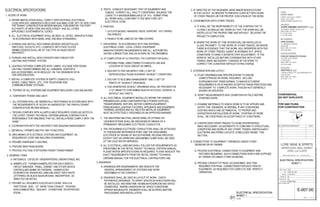 DRAWN BY:
FILENAME:
CHECKED BY:
PROJ. NUM:
ISSUED:
SET:
LEVEL LL2 LL2370
UPPER LEVEL WALL STREET
180 VARICK STREET, SUITE 1316
NEW YORK, NY 10014
P: 212.627.0240
F: 212.627.0242
ANDRE KIKOSKI ARCHITECT, PLLC
ARCHITECT:
UPPER LEVEL WALL STREET
LEVEL LL2 LL2370
WORLD TRADE CENTER, NYC
HENRY MEER
CLIENT:
DOCUMENT:Y:3108ELEC11-07-14-BIDSET3108_E-001.DWGDATE:December4,2014TIME:10:13AM
SEAL & SIGNATURE:
SHEET OF
NO. REVISION/SUBMISSION DATE
LORE WINE & SPIRITS
SC
AK
171 MADISON AVENUE
SUITE 308
NEW YORK, NY 10016
(212) 532-5335
OPIE ATHWAL
MEP ENGINEER
N
PROJECT NORTH
ANDRE KIKOSKI ARCHITECT, PLLC. COPYRIGHT ©2014
137 EAST 25TH STREET
11TH FLOOR
NEW YORK, NY 10010
(212) 674-4488
COOLEY MONATO STUDIO
LIGHTING DESIGNER
7 WORLD TRADE CTR, 250 GREENWICH ST
37TH FLOOR
NEW YORK, NY 10007
(212) 822-1110
WESTFIELD, LLC
DEVELOPER
FOR QAD FILING
FOR CONSTRUCTION
CONFIDENTIAL
DO NOT DUPLICATE
1402
100% CD SET
12.05.2014
E-007.00
3108_E-001
ELECTRICAL SPECIFICATION
SHEET 1
01 NONE
ELECTRICAL SPECIFICATION
SHEET 1
7 10
 