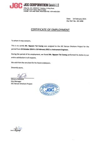 Certificate of employment (Barzan PJ Site).PDF
