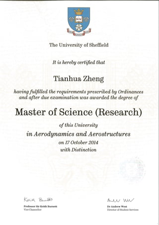 certificate of degree