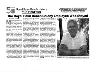 Royal Palm Beach Colony Employee Who Stayed