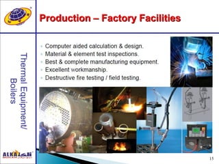15
Production – Factory Facilities
 