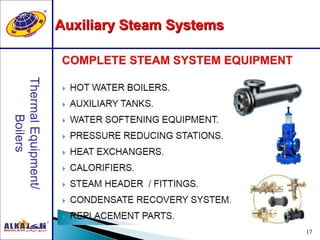 17
Auxiliary Steam Systems
 
