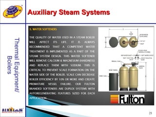 21
Auxiliary Steam Systems
 