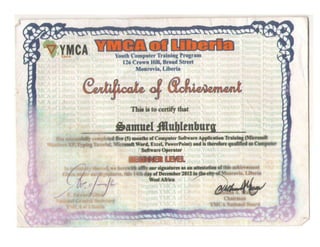 YMCA award