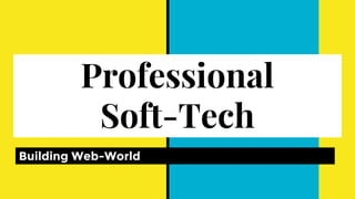 Professional
Soft-Tech
Building Web-World
 
