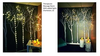 Therapeutic
Massage Room
With added lights
Charleston, SC
 