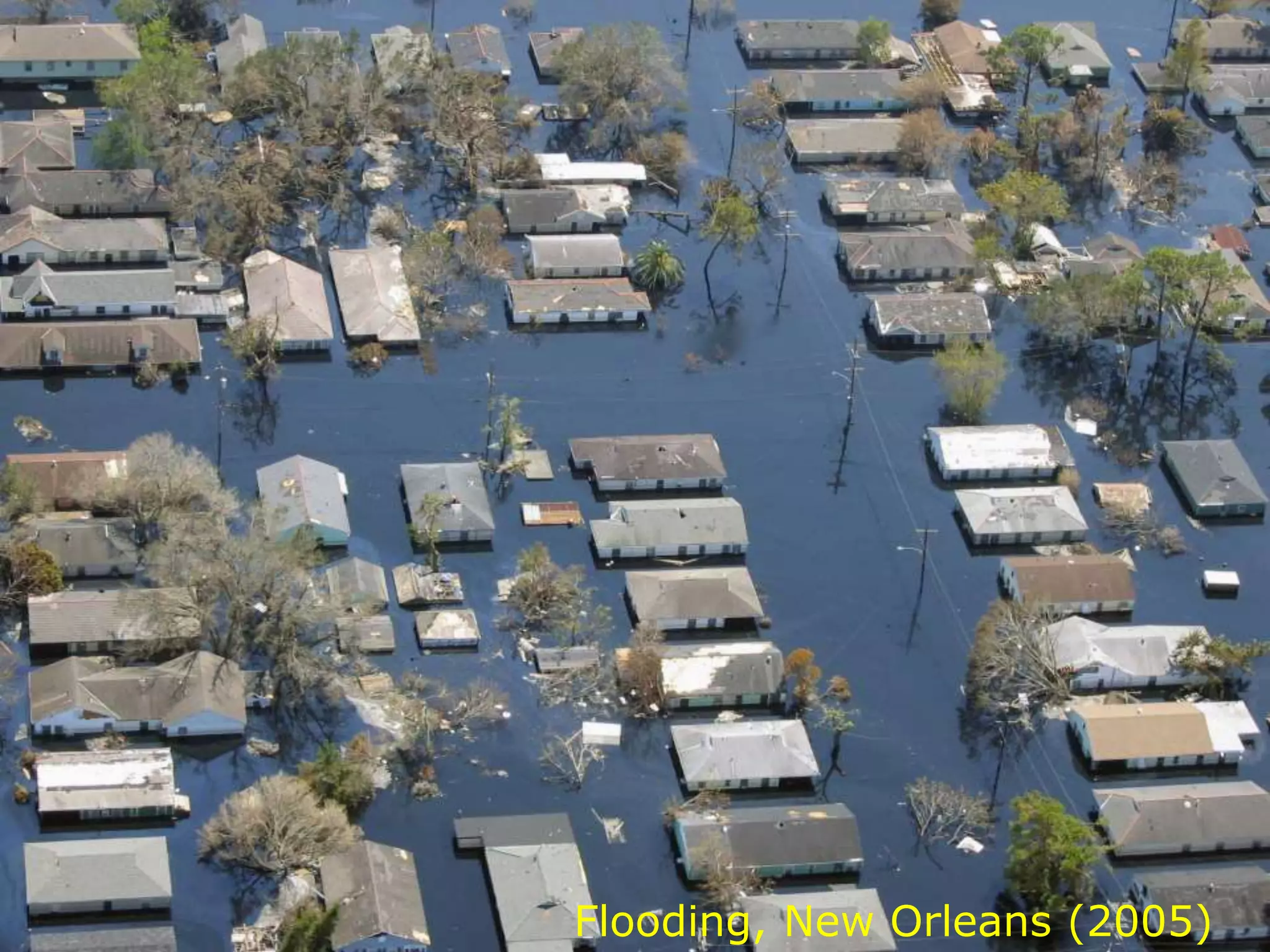 Flooding, New Orleans (2005)
 