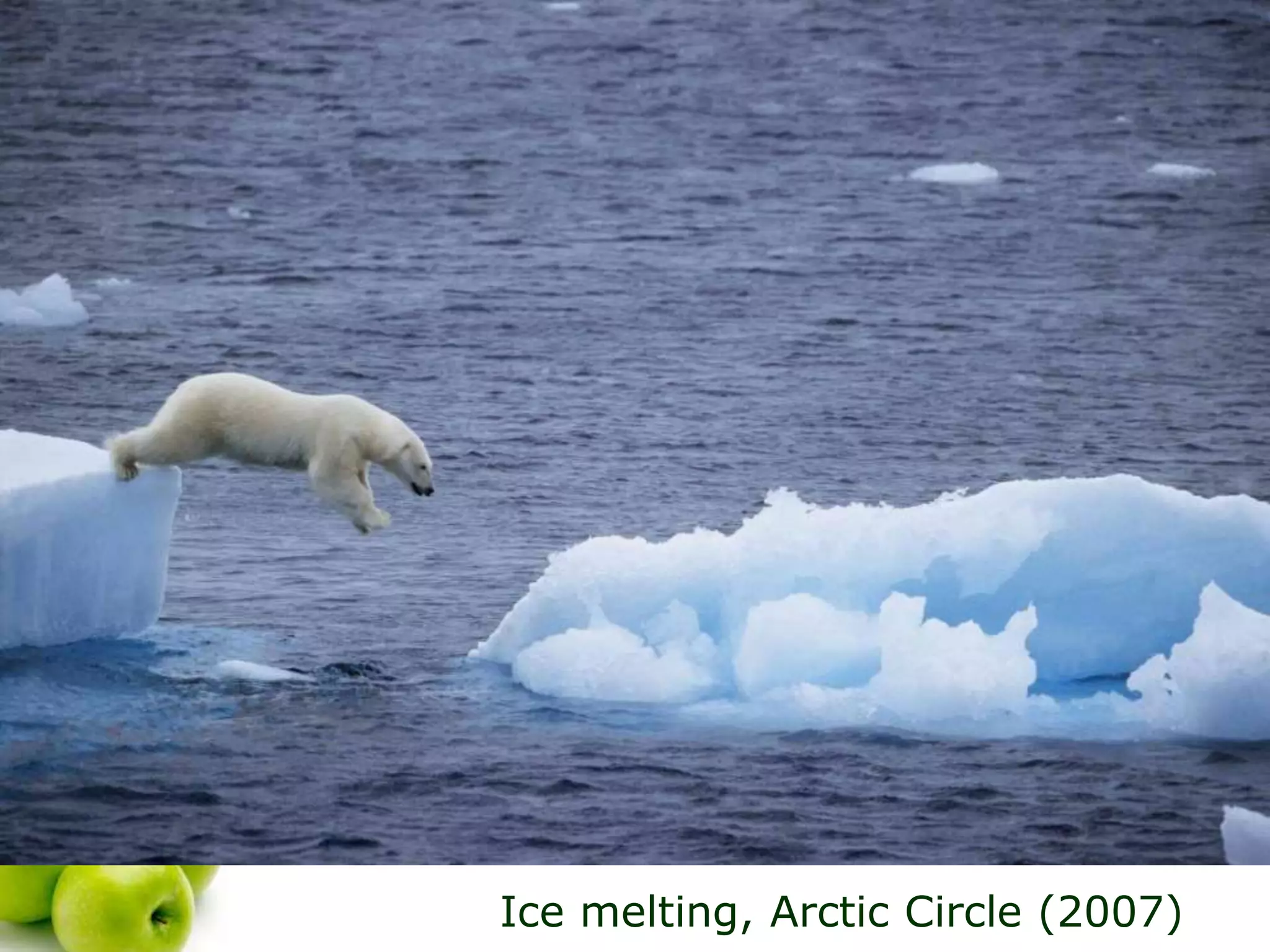 Ice melting, Arctic Circle (2007)
 