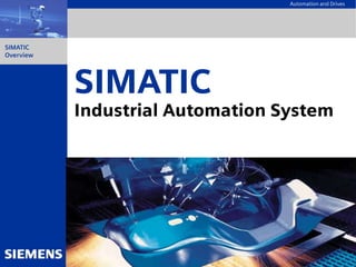 SIMATIC
Overview
Automation and Drives
SIMATIC
Industrial Automation System
 