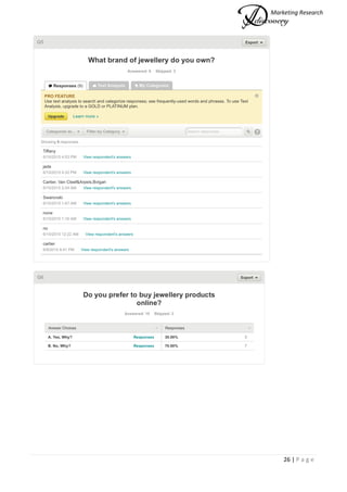 Marketing Research
26 | P a g e
 