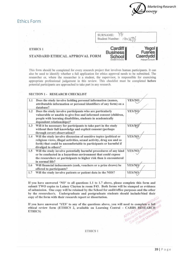 Services marketing dba research proposal