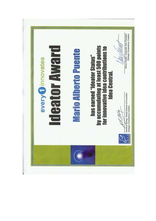 MARIO PUENTE CURRICULUM 1 2016