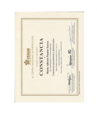 MARIO PUENTE CURRICULUM 1 2016